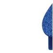 swieczka na tort cyfra 7 niebieska brokatowa givi 9 5 cm