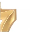 swieczka na tort cyfra 7 pryzmatyczna zloty partypal 6 5 cm