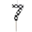 swieczka na tort cyfra 7 szachownica partydeco 5 5 cm