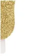 swieczka na tort cyfra 7 zlota brokatowa givi 9 5 cm