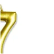 swieczka na tort cyfra 7 zlota dekoracjepolska 6 5 cm