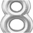swieczka na tort cyfra 8 srebrna tamipol 7 5 cm