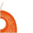 swieczka na tort cyfra 9 brokat pomaranczowa guirca 4 cm
