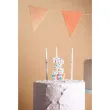 swieczka na tort cyfra 9 sprinkles folat 11 cm