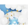 swieczka na tort cyfra 9 w koronie blekitna partydeco 9 5 cm