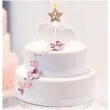 swieczka na tort gwiazdka zloty jix 9 5 cm