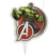 swieczka na tort hulk avengers dekora 9 cm