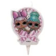 swieczka na tort lol surprise dekora 7 5 cm