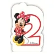 swieczka na tort myszka minnie cyfra 2 procos 6 cm