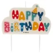 swieczka na tort topper happy birthday dekora 10 x 6 5 cm