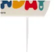 swieczka na tort topper happy birthday dekora 10 x 6 5 cm
