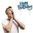 swieczka na tort topper happy birthday dekora 10 x 9 cm