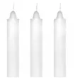 swieczka prosta classic biala bispol 19 cm 6 szt