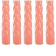 swieczka spiralna stozkowa blado pomaranczowa ravi 10 szt