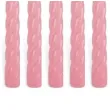 swieczka spiralna stozkowa blado rozowa ravi 10 szt
