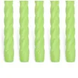swieczka spiralna stozkowa blado zielona ravi 10 szt