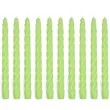 swieczka spiralna stozkowa blado zielona ravi 10 szt