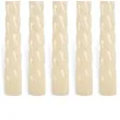 swieczka spiralna stozkowa kremowa ravi 10 szt