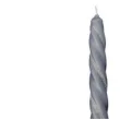swieczka spiralna stozkowa szara z brokatem ravi 2 szt