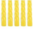swieczka spiralna stozkowa zolta ravi 10 szt
