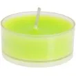 swieczka tealight zielona santex 4 szt