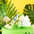 swieczki na tort dinozaury wesole mix partypal 4 5 cm 3 szt