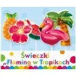swieczki na tort flaming w tropikach godan 5 szt
