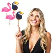 swieczki na tort flamingi i tukany givi 4 szt