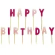 swieczki na tort happy birthday rozowe amscan
