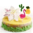 swieczki na tort hawajskie party dekora 6 szt