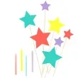 swieczki na tort kolorowe gwiazdki z nieba godan 11 szt