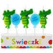 swieczki na tort krokodylki godan 5 szt