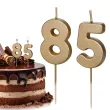 swieczki na tort liczba 85 zloty 4 5 cm 2 szt