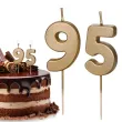 swieczki na tort liczba 95 zloty 4 5 cm 2 szt