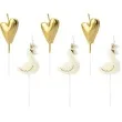 swieczki na tort lovely swan labedz mix partydeco 3 5 4 cm 6 szt