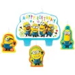 swieczki na tort minionki happy birthday amscan 4 szt