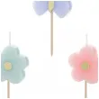 swieczki na tort motyle i kwiaty partydeco 3 5 cm 5 szt
