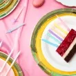 swieczki na tort pastel mix partypal 12 szt