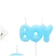 swieczki na tort pikery baby shower boy niebieskie partypal 5 szt