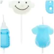 swieczki na tort pikery baby shower boy niebieskie partypal 5 szt