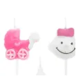 swieczki na tort pikery baby shower girl rozowe partypal 5 szt
