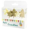 swieczki na tort pikery gwiazdki zlote partypal 5 szt
