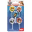 swieczki na tort psi patrol dekora 3 cm 5 szt