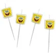 swieczki na tort sponge bob amscan 4 szt