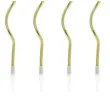 swieczki na tort zakrecone zlote partydeco 8 szt