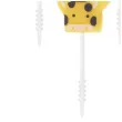 swieczki na tort zwierzeta z zoo partypal 6 cm 5 szt