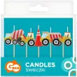 swieczki pikery budowa pojazdy i pacholek mix godan 7 cm 5 szt