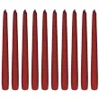 swieczki stozkowe classic bordowe bispol 10 szt