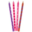 swieczki urodzinowe classic goszki i paski godan 16 szt