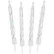 swieczki urodzinowe spiralne biale godan 12 szt